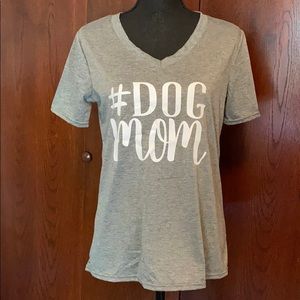 Dog Mom V-neck